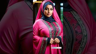 Curvy PlusSize Hijab Girl in Stylish Abaya  Virtual Influencer  AI Model Look Book hijabi [upl. by Atiner]