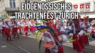 Eidgenössisches Trachtenfest 2024 Zürich 🇨🇭 [upl. by Malachi]