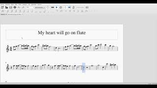 My Heart Will Go On  Flute Sheet Music [upl. by Alim]