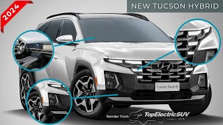 New Hyundai Tucson HybridPlugin Hybrid 2024  What We Expect [upl. by Refannej]