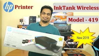 HP Ink Tank Wireless Printer  419  Allinone  2019  Indepth Review [upl. by Atimed]