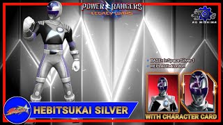 Hebitsukai Silver mod Gameplay with Character Card  Power Rangers Legacy Wars [upl. by Snider]