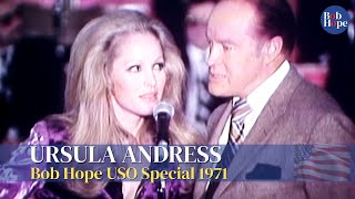 Ursula Andress Bond Girl Entertains The Troops  Bob Hopes Christmas Special 1971 [upl. by Nesyt]