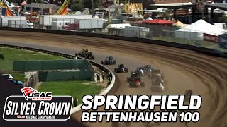 HIGHLIGHTS USAC Silver Crown  Illinois State Fairgrounds  Bettenhausen 100  August 19 2023 [upl. by Labanna]