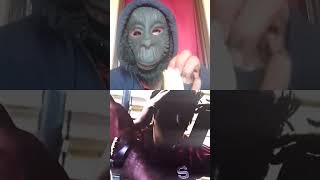 Masked Guy Reacts speed ishowspeed ishowspeedshorts explorepage funny reaction aura [upl. by Culberson]