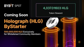 Holograph HLG ByStarter Whitelist Genesis Offering for Holograph Community Members [upl. by Lewap764]