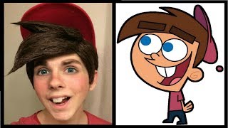 شخصيات الوالدان السحريان في الحقيقةthe fairly oddparents characters in real life [upl. by Eupheemia]