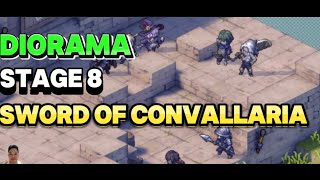 DIORAMA 8 STAGE 8 UPON THE SCORCHED EARTH SWORD OF CONVALLARIA GUIDE [upl. by Ahsemrac]