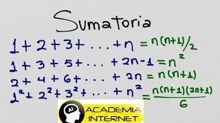 Sumatoria de números consecutivos pares impares cuadrados cubos [upl. by Eleahcim30]