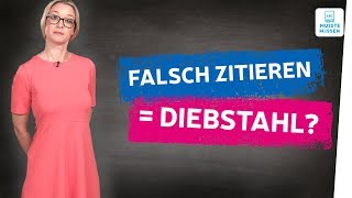 Richtig zitieren I So zitierst du richtig I Zitate Deutsch [upl. by Sliwa584]