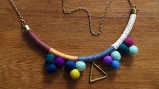 DIY 5 Statement Necklace  DIY Jewelry  DIY Tutorial [upl. by Son]