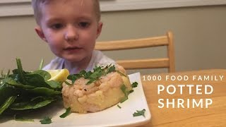 🏴󠁧󠁢󠁥󠁮󠁧󠁿 American Kid Tries Potted Shrimp  Food 16 of 1000 [upl. by Arammat]