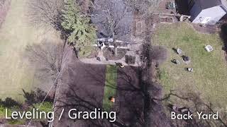 Full Yard Replacement After Rototilling and Grading with New Sod  Streamline Landscaping Inc [upl. by Micro]