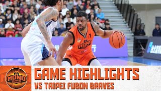 Michael Anthony Singletary with 24 Points vs Taipei Fubon Braves [upl. by Ellener]