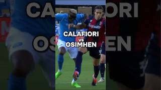 Arsenal Signing Riccardo Calafiori DOMINATING Osimhen 🔒 [upl. by Aliet94]