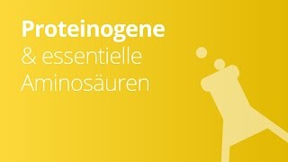 Gut erklärt Proteinogene und essentielle Aminosäuren  Chemie [upl. by Leid]