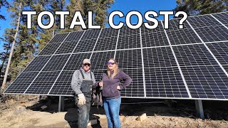 The True Cost Of Living Off Grid  Our First Winter Results [upl. by Jacinta]