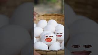 Egg recipe 🤣🤤 shortvideo eggcurry eggs comedyvideo fishrecipes [upl. by Haidabez]