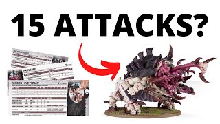 Monstrous Tyranid Leaks Haruspex Exocrine Swarmlord  Hive Tyrant Datasheet Analysis [upl. by Assilev571]