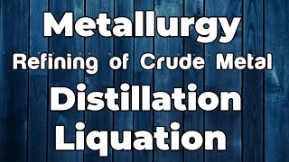 Metal19Distillation and LiquationRefining of Crude metalMetallurgyExplanation in Tamil [upl. by Notnef]