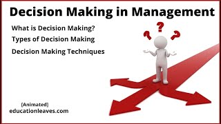 Decision Making Types of Decision Making Decision making Techniques [upl. by Yelsnia529]