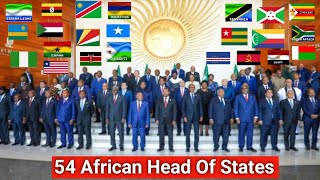 Get To Know All 54 African Presidents amp Their Age In 2024 [upl. by Aihsotan]