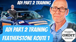 adi part 2  driving test route FEATHERSTONE WOLVERHAMPTON explained [upl. by Libb]