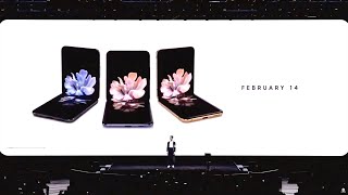 Samsungs full Galaxy Unpacked 2020 Livestream Z Flip S20 phones announced [upl. by Orutra]