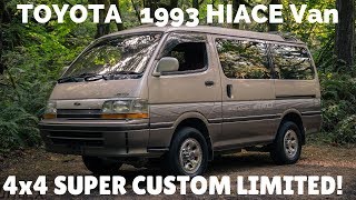 1993 Toyota Hiace Van Super Custom Limited 4x4 Diesel with every option  by OttoEx [upl. by Midis]