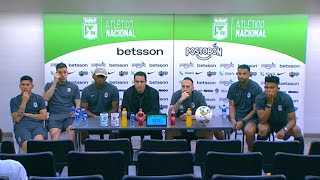 El DT Efraín Juárez y David Ospina tras el empate 11 con Millos por LigaBetPlay 2024II [upl. by Brina]