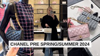 CHANEL 24P COLLECTION  CHANEL PRE SPRING SUMMER 2024 BAGS SHOES ACCESSORIES RTW Laine’s Reviews [upl. by Christoph]