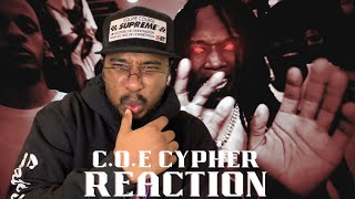 COE CYPHER SHA EK X BLOVEE X COE WIKI X 150 WIZ X 150 BUMP Crooklyn Reaction [upl. by Feltie]