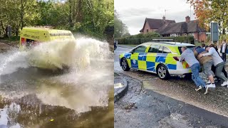 Emergency Services vs Flooded Rufford Ford The Police Become A FAIL Victim And More [upl. by Lalita]