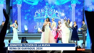 Jenniffer Tutiven es la nueva Reina de Guayaquil 2024 [upl. by Eixela]