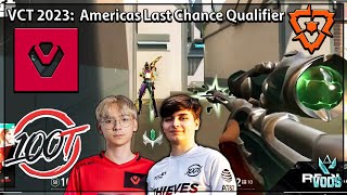 Sentinels vs 100T Epic Match  Americas Last Chance Qualifier [upl. by Aeel]