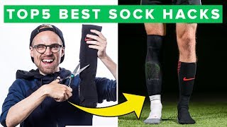 Top 5 football sock life hacks [upl. by Imit500]