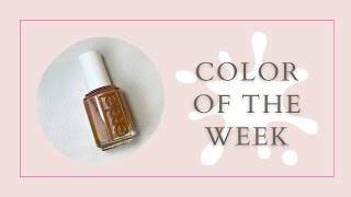 Polish Color Of The Week  Essie Nail Polish [upl. by Noryahs]