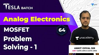 Problems from Analog Electronics  MOSFET  Lec 64  Analog Electronics  GATE 2021 Exam [upl. by Marlon]