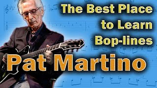 Pat Martino  How to Play Powerful Bop Lines [upl. by Ecnerwal]