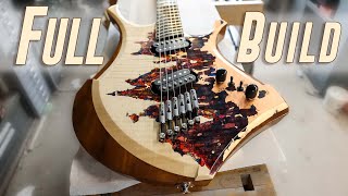 FULL GUITAR BUILD  Shred  the Copper Leaf MultiScale Kit Guitar [upl. by Hermon]