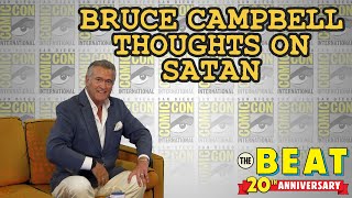 Bruce Campbell Shares His Thoughts On Satan  Con Daily SDCC 24  San Diego ComicCon [upl. by Reinar]