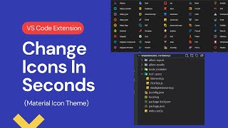 One Of My Favourite VSCode Extension  Material Icon Theme [upl. by Nerahs]