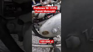 Polski Motocykl za Sto Tysięcy zł podkowa motobazar motocykl shl wsk wfm 1939 przedwojenna [upl. by Assirahs]