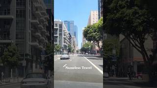 Los Angeles Drive 4k  Driving Downtown shorts [upl. by Annoiek]