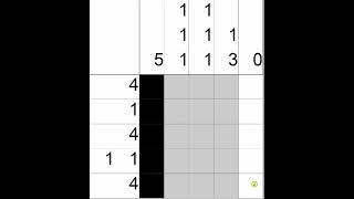 How to do Nonograms 4 practice strategy 1 amp 2 [upl. by Arihay]