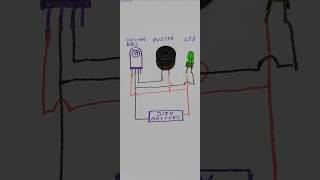 Make smoke detectorcircuit diagram electronic shortsfeed [upl. by Son156]