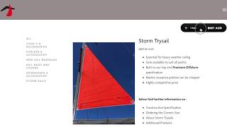 Storm Trysail  Rolly Tasker Sails [upl. by Aihtak879]