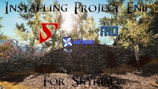 Skyrim  How to Install Project ENB Detailed [upl. by Baskett]