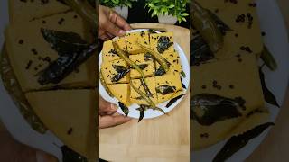 Make Delicious KHAMAN DHOKLA at Home Cooking shorts dhokla khamandhokla recipe [upl. by Guillema]