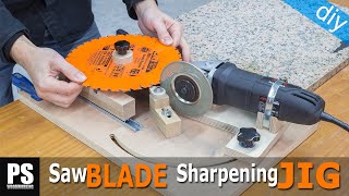 Saw Blades amp Router Bits Sharpening Jig [upl. by Hinda73]